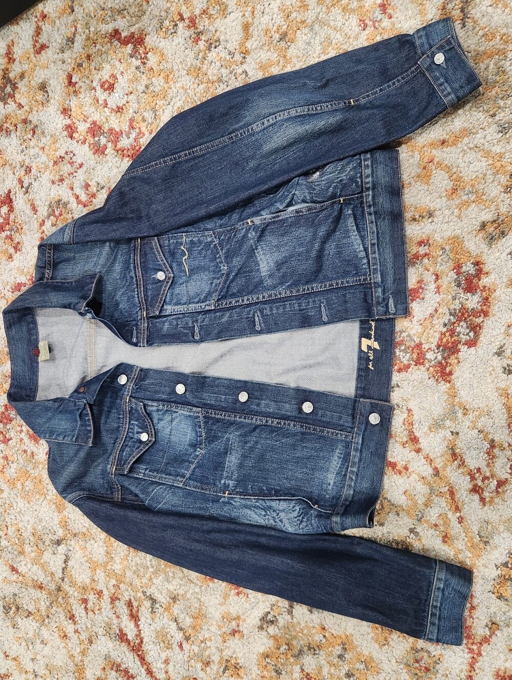 Vintage 7 For All Mankind Jean Jacket L